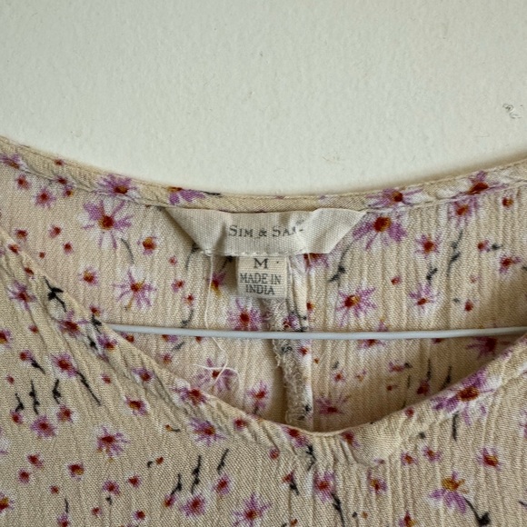 SIM & SAM blouse - size M - Anthropologie - EUC - Picture 2 of 3